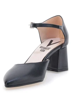 Décolleté nere con cinturino alla caviglia Made in Italy 4781-PITTARELLO VERA Online