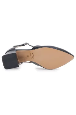 Décolleté nere con cinturino alla caviglia Made in Italy 4781-PITTARELLO VERA Online