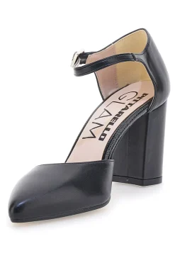 Décolleté Nere Con Cinturino e Tacco a Blocco 2615-PITTARELLO GLAM Hot
