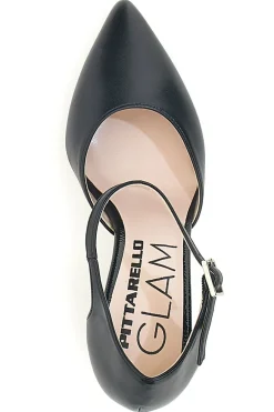 Décolleté Nere Con Cinturino e Tacco a Blocco 2615-PITTARELLO GLAM Hot