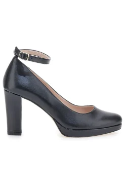 Décolleté nere con cinturino e tacco largo 2594PT-PITTARELLO GLAM Hot