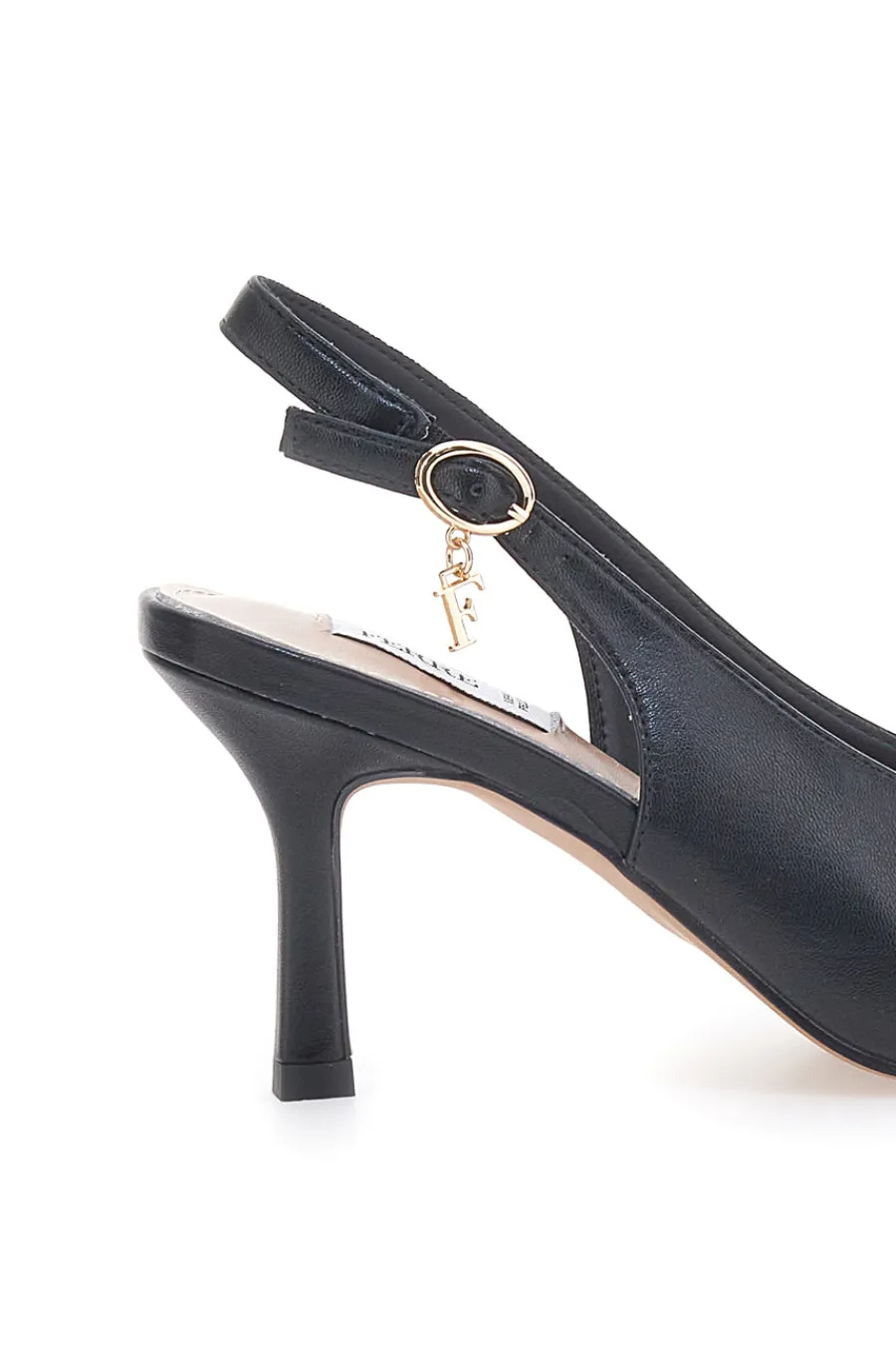 Décolleté Nere Con Cinturino e Tacco F030-FERRE' Clearance