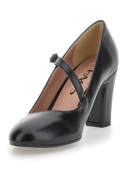 Décolleté nere con cinturino obliquo 558-PITTARELLO CLASS Sale
