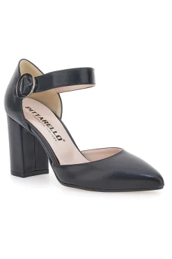 Décolleté Nere con Cinturino 4122-PITTARELLO