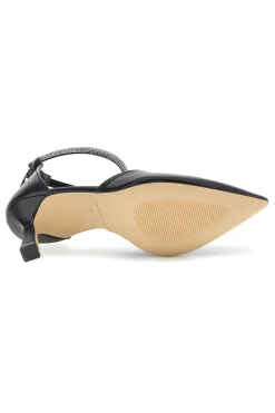 Décolleté nere con cinturino 709-PITTARELLO COUTURE Outlet