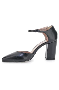 Décolleté nere con cinturino 615-PITTARELLO CLASS