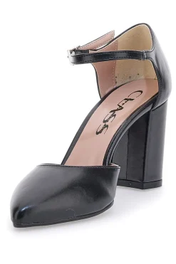 Décolleté nere con cinturino 615-PITTARELLO CLASS