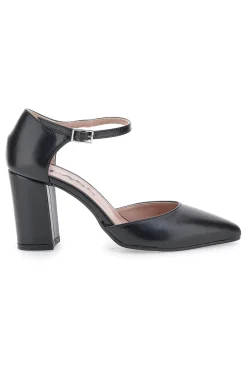 Décolleté nere con cinturino 615-PITTARELLO CLASS
