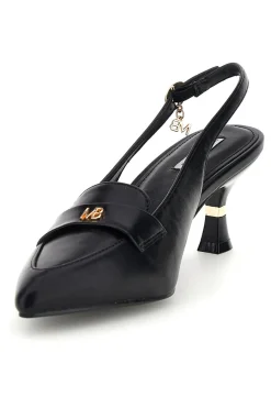 Décolleté nere con cinturino slingback e morsetto decorativo 51101C1563-MARIELLA BURANI Outlet