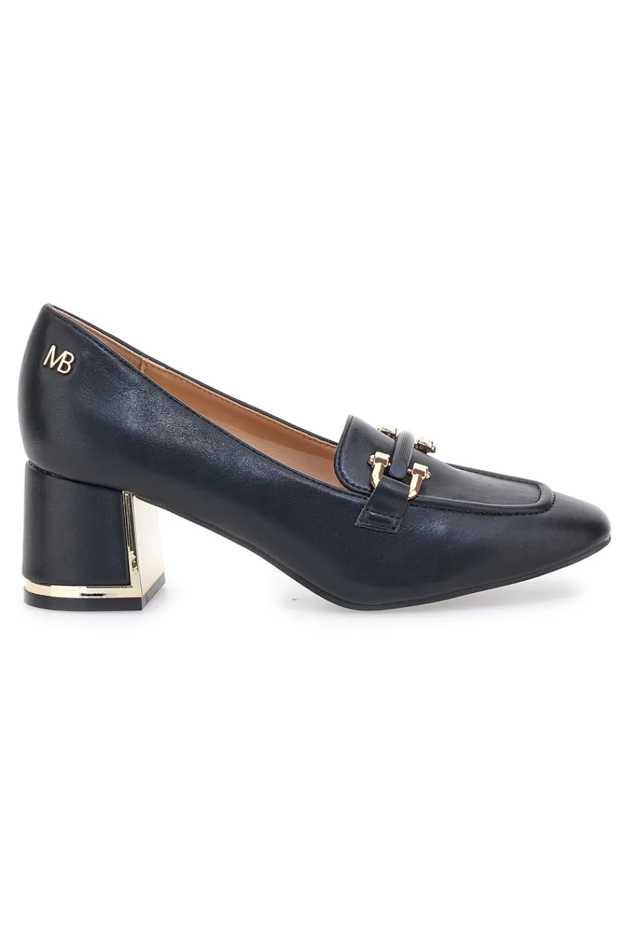 Décolleté nere con morsetto dorato 51811C677-MARIELLA BURANI Clearance