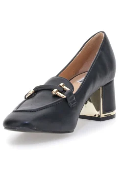 Décolleté nere con morsetto dorato 51811C677-MARIELLA BURANI Clearance