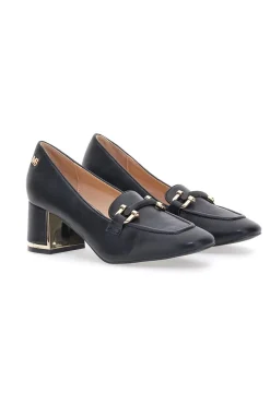 Décolleté nere con morsetto dorato 51811C677-MARIELLA BURANI Clearance