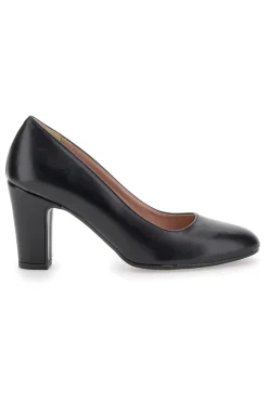 Décolleté nere con tacco a Rocchetto 557-PITTARELLO CLASS Outlet
