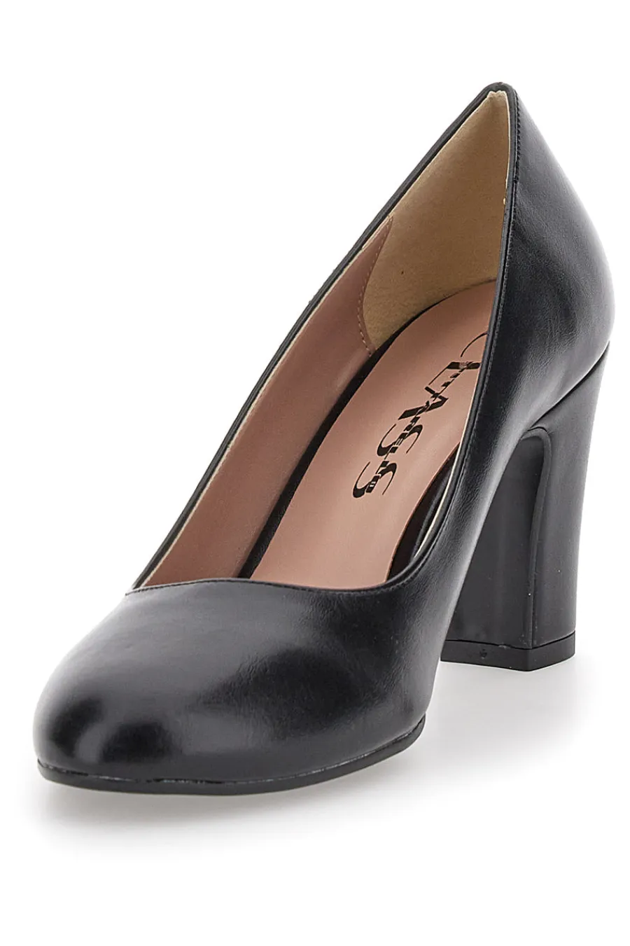 Décolleté nere con tacco a Rocchetto 557-PITTARELLO CLASS Outlet