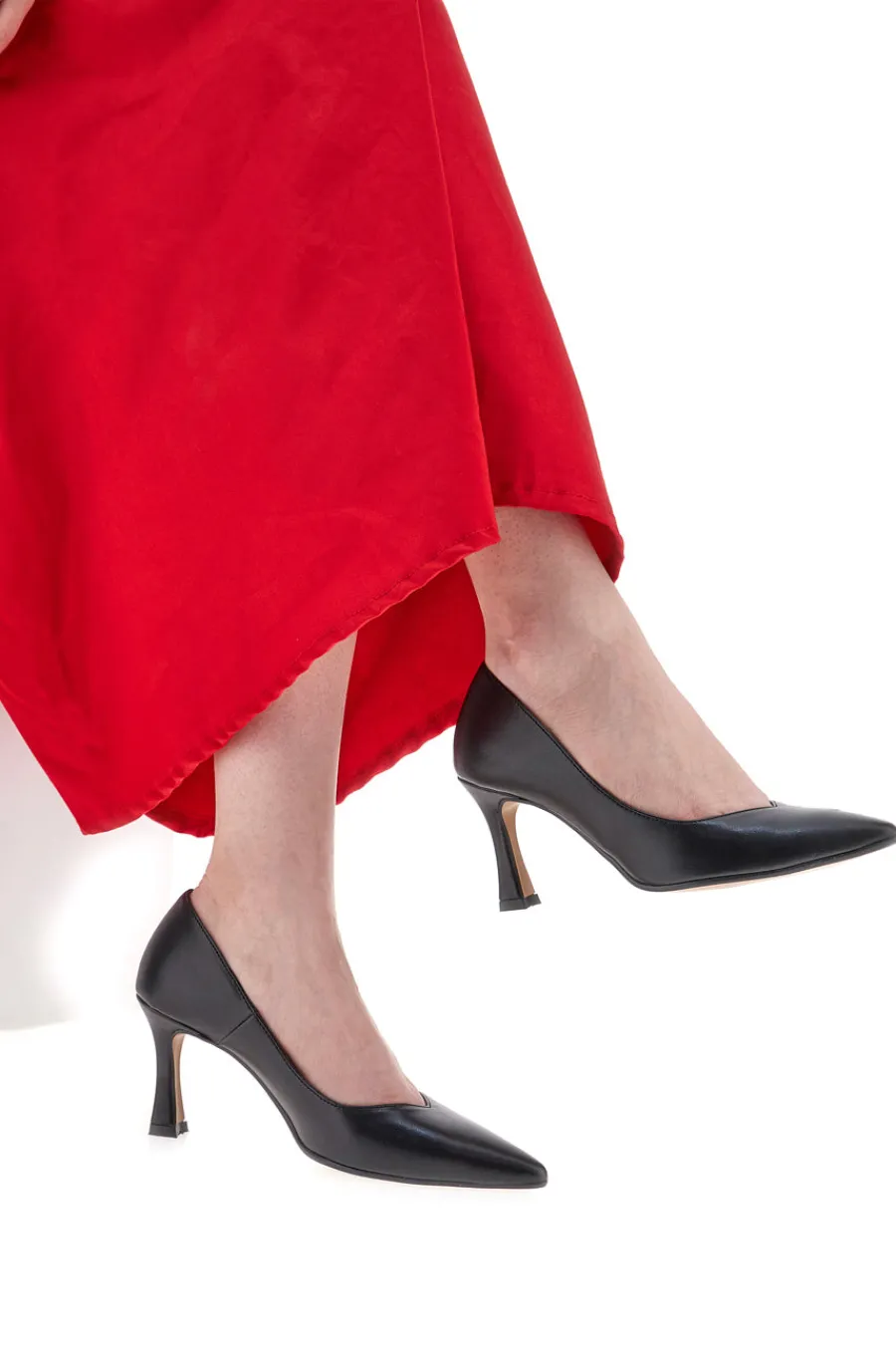 Décolleté Nere Con Tacco 8 cm Made In Italy 3354-PITTARELLO Outlet