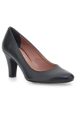Décolleté nere con tacco medio e punta arrotondata 1043-PITTARELLO CLASS Clearance