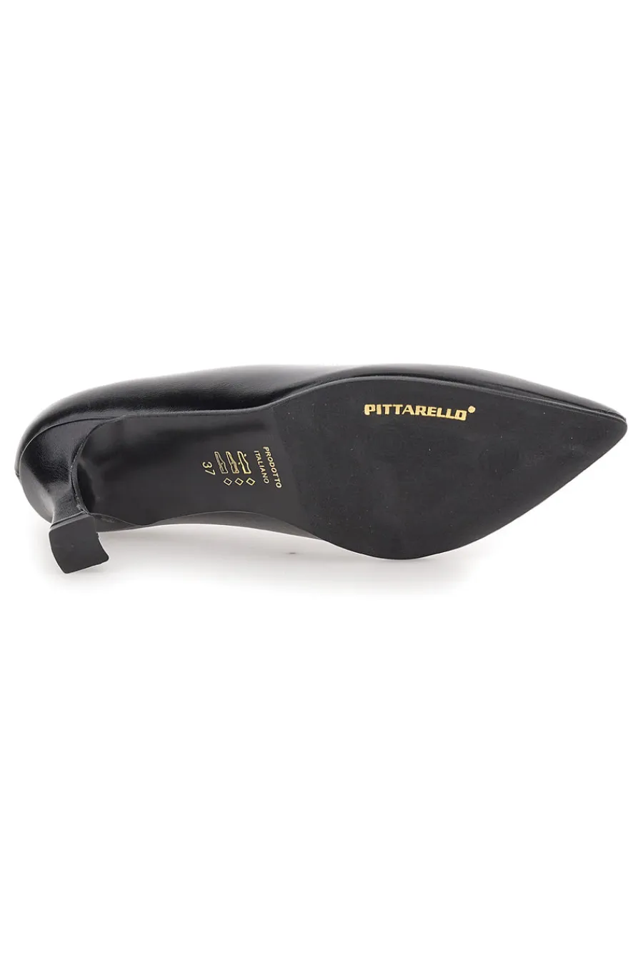 Décolleté nere con tacco medio 370-PITTARELLO CLASS Outlet