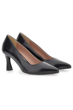 Décolleté nere con tacco medio 370-PITTARELLO CLASS Outlet