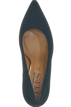 Décolleté nere in pelle scamosciata con tacco 777 Made in Italy-PITTARELLO PLUS Discount