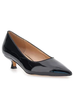 Décolleté nere in vernice con tacco basso 9904H18-MON DIEU Clearance