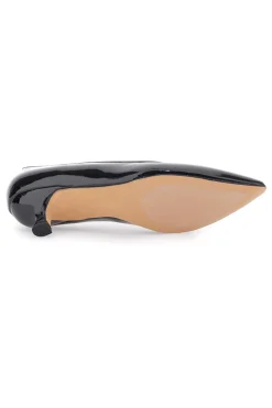 Décolleté nere in vernice con tacco basso 9904H18-MON DIEU Clearance