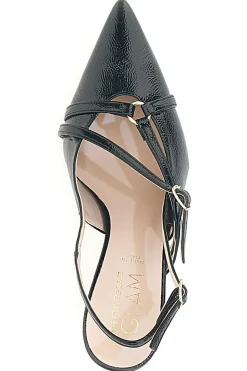 Décolleté Nere Slingback a Punta 3831-PITTARELLO GLAM Outlet