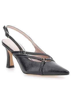 Décolleté Nere Slingback a Punta 3831-PITTARELLO GLAM Outlet