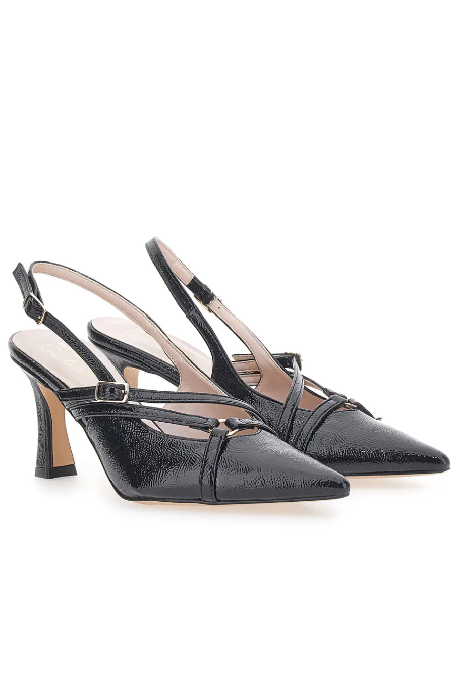 Décolleté Nere Slingback a Punta 3831-PITTARELLO GLAM Outlet