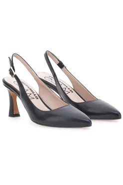 Décolleté Nere Slingback con Tacco Medio 2371-PITTARELLO GLAM Online