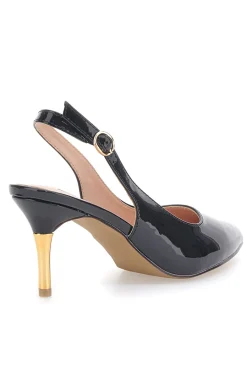 Décolleté Nere Slingback Effetto Vernice 51260-MARIELLA BURANI Sale