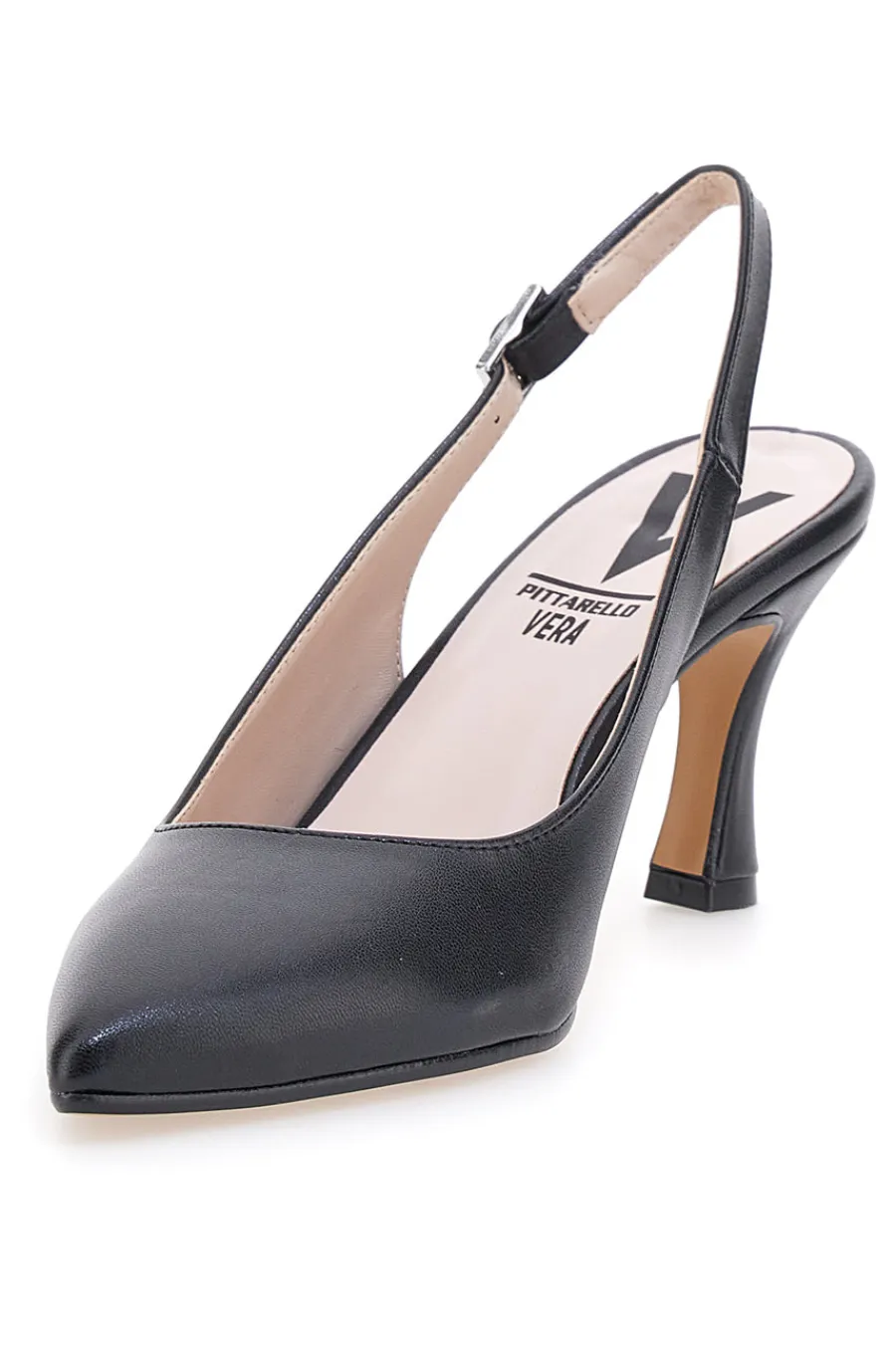 Décolleté nere slingback Made in Italy Pittarello 4371-PITTARELLO VERA