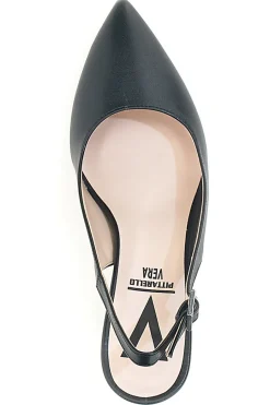 Décolleté nere slingback Made in Italy Pittarello 4371-PITTARELLO VERA