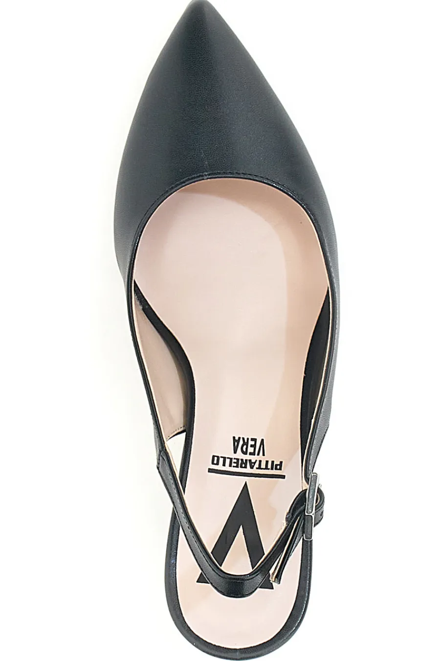 Décolleté nere slingback Made in Italy Pittarello 4371-PITTARELLO VERA