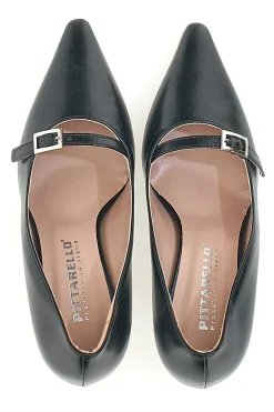 Décolleté Nero con cinturino 1506-PITTARELLO CLASS Clearance