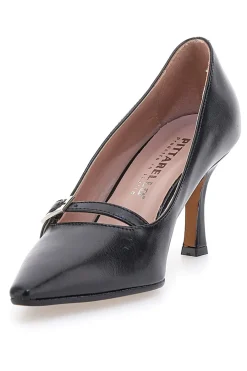 Décolleté Nero con cinturino 1506-PITTARELLO CLASS Clearance