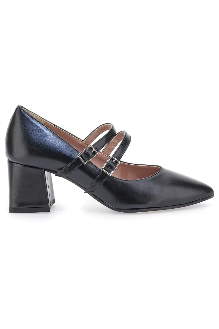 Décolleté Nero con doppio cinturino 775-PITTARELLO CLASS Hot