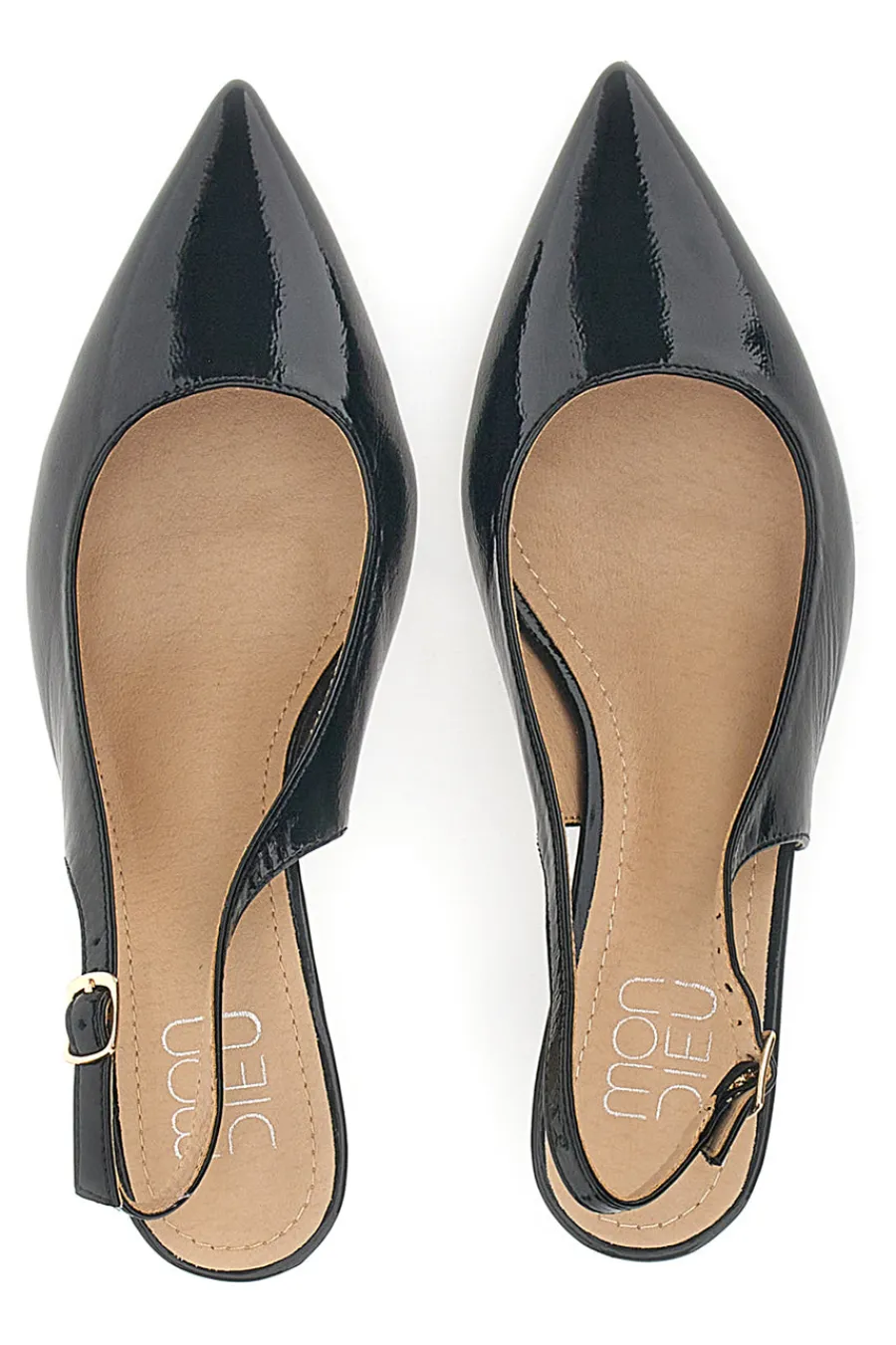 Décolleté vernice slingback tacco medio FDS246C-MON DIEU Clearance