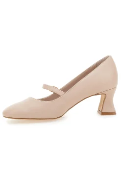 Décolleté Nude Mary Jane con Tacco Basso 3605-PITTARELLO GLAM New