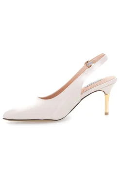Décolleté Nude Slingback Effetto Vernice 51260-MARIELLA BURANI Hot