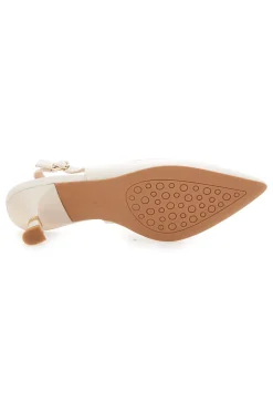 Décolleté Panna Con Cinturino e Tacco 51101-MARIELLA BURANI Best