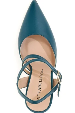 Décolleté Petrolio a Punta 155-PITTARELLO COUTURE New