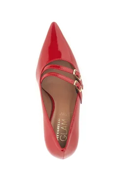 Décolleté Rosse Con Micro Cinturini 3695-PITTARELLO GLAM Sale