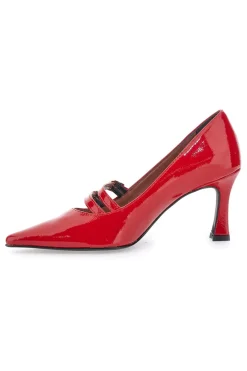 Décolleté Rosse Con Micro Cinturini 3695-PITTARELLO GLAM Sale