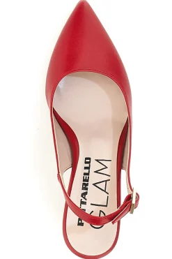 Décolleté Rosse Slingback con Tacco Medio 2371-PITTARELLO GLAM New