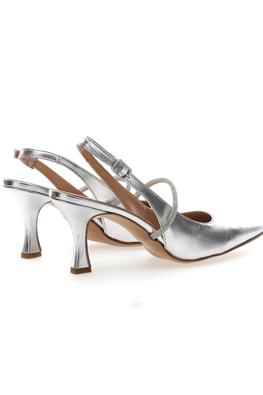 Décolleté Slingback Argento Made In Italy 8309-PITTARELLO COUTURE Clearance