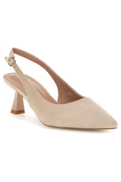 Décolleté slingback in tessuto effetto soft touch P671-FIRST LADY Clearance