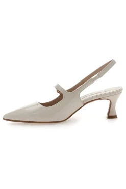 Décolleté Slingback Burro a Punta Effetto Vernice P507-PITTARELLO Hot