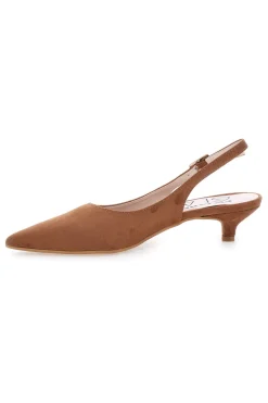 Décolleté slingback marrone con cinturino 3123-PITTARELLO GLAM Clearance