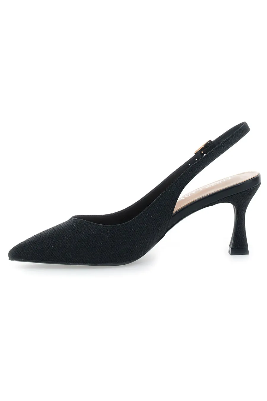 Décolleté Slingback Nere a Punta P529-FIRST LADY New