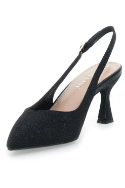 Décolleté Slingback Nere a Punta P529-FIRST LADY New